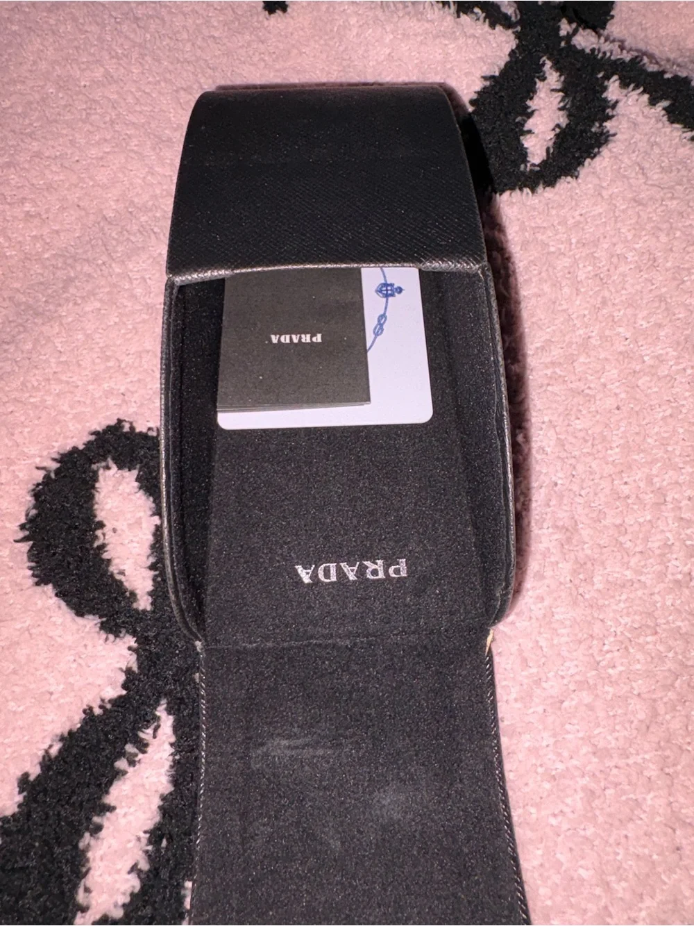 Prada PR 17WS- light orange lense- in original packaging- includes prada card